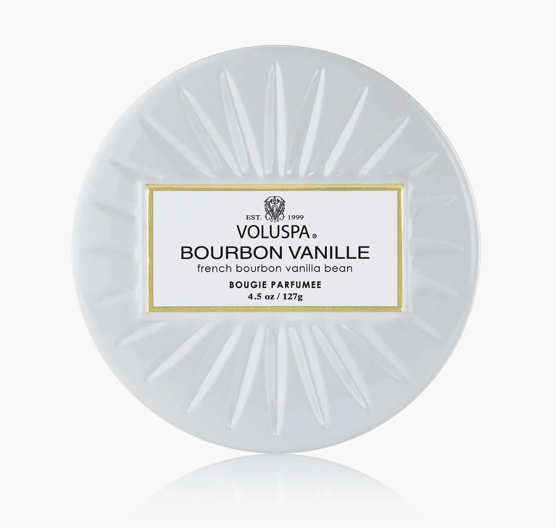 Bourbon Vanille - Mini Tin Candle