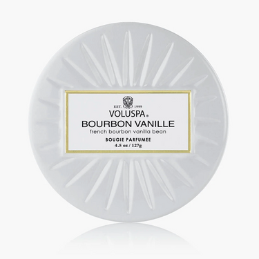 Bourbon Vanille - Mini Tin Candle