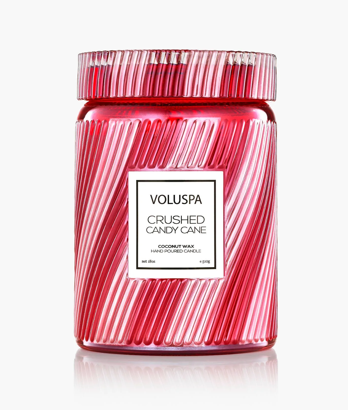 Crushed Candy Cane - Large Jar Candle
