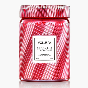 Crushed Candy Cane - Large Jar Candle