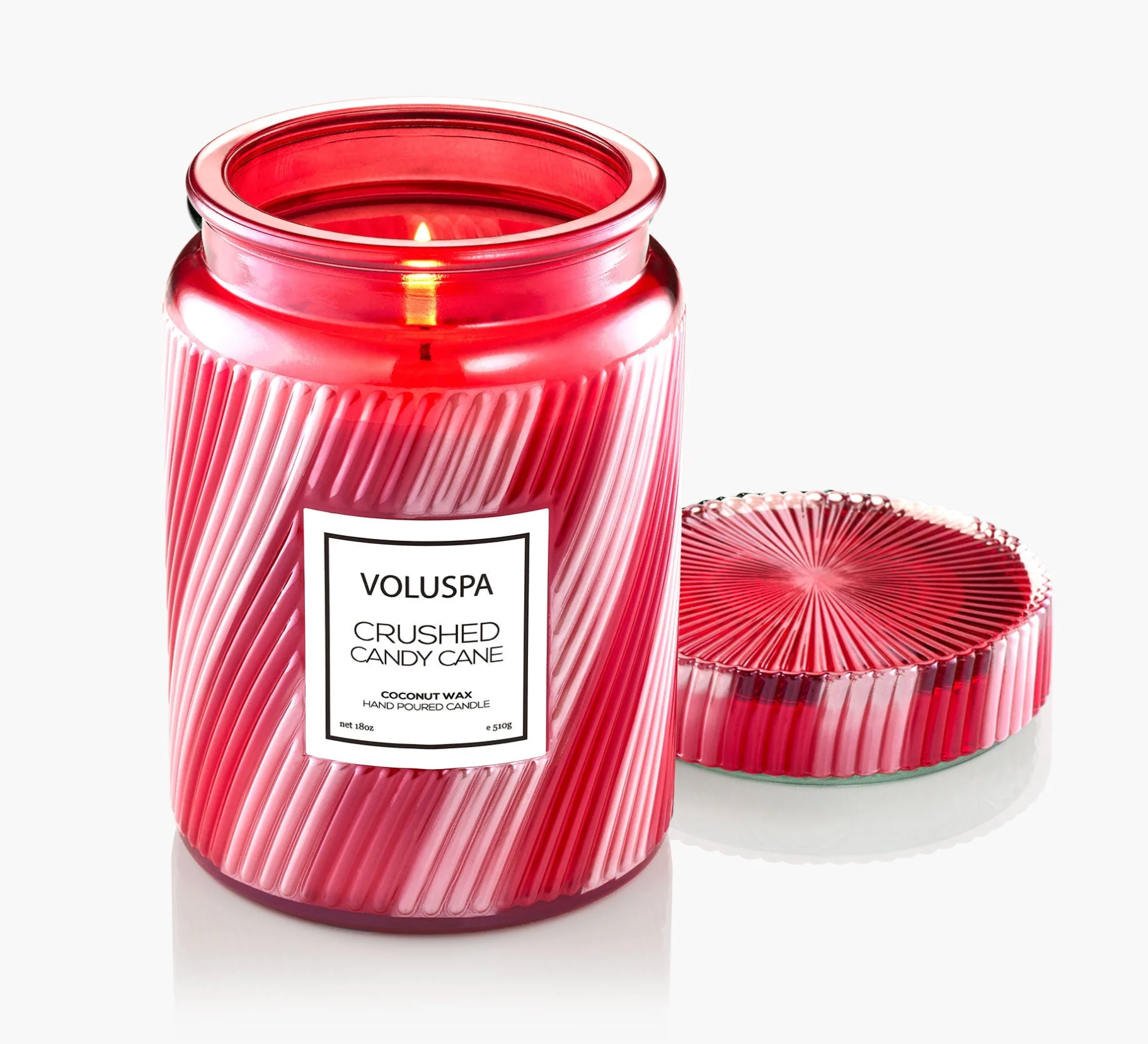 Crushed Candy Cane - Large Jar Candle