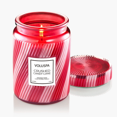 Crushed Candy Cane - Large Jar Candle