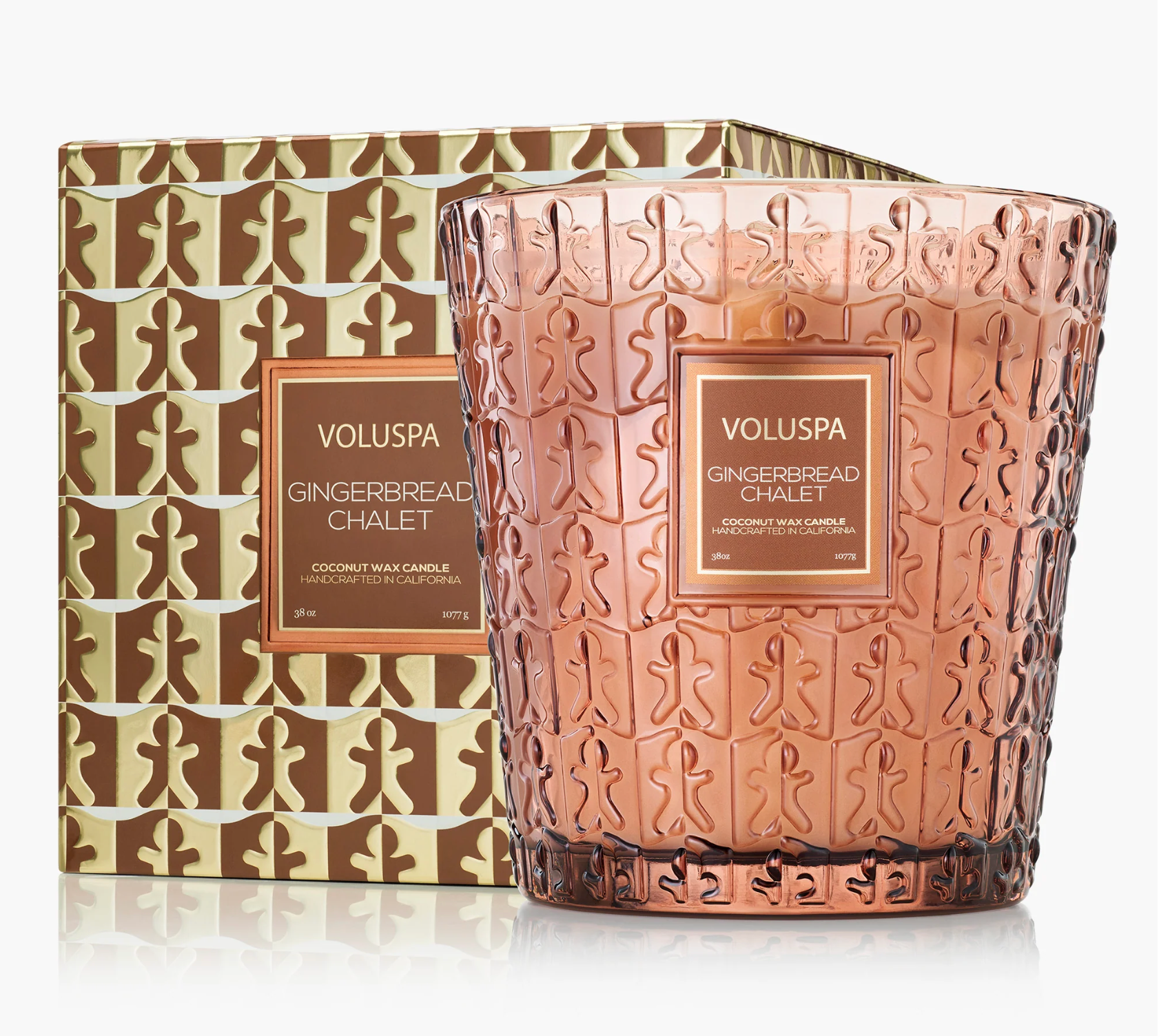 Gingerbread Chalet - 3 Wick Hearth Candle