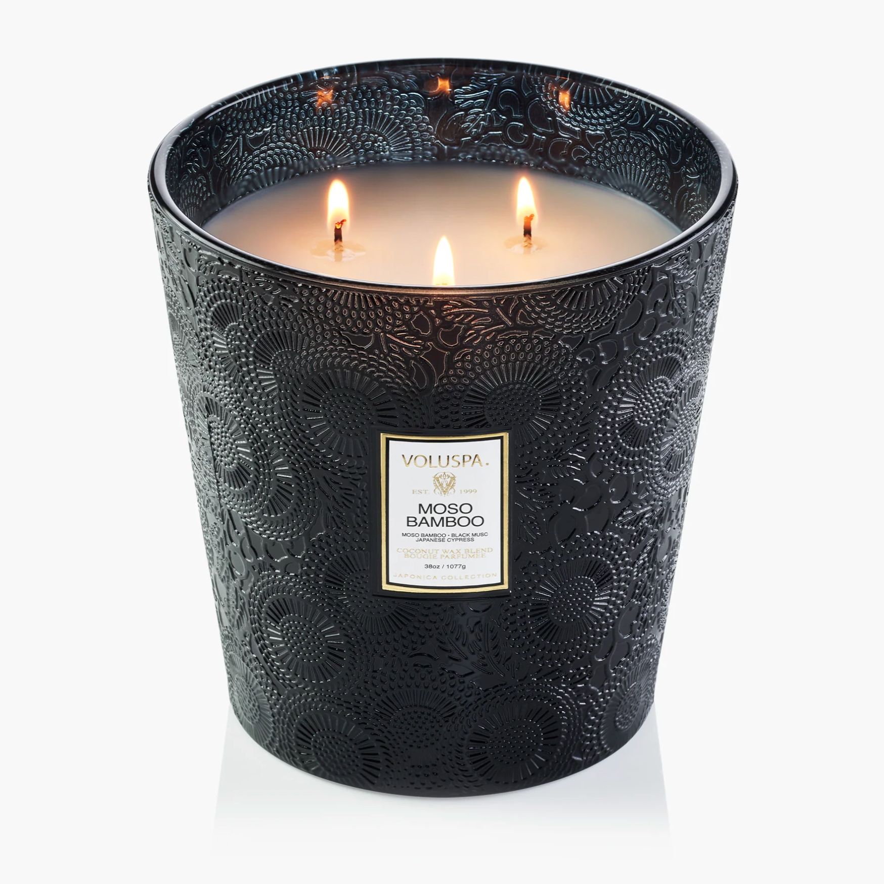 Moso Bamboo - 3 Wick Hearth Candle